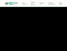 Tablet Screenshot of minutemanpress.co.za